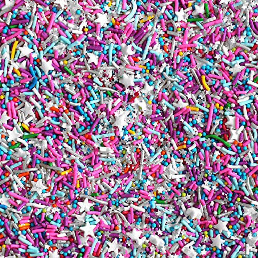 Fancy Sprinkles Edible Glitter Sprinkle Mix for Baking, Cake and Cookie