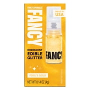 Fancy Sprinkles Fools Gold Fancy Edible Glitter Dusting Pump, 0.14 oz
