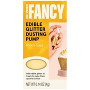 Fancy Sprinkles Fool's Gold Fancy Edible Glitter Dusting Pump, 0.14 oz
