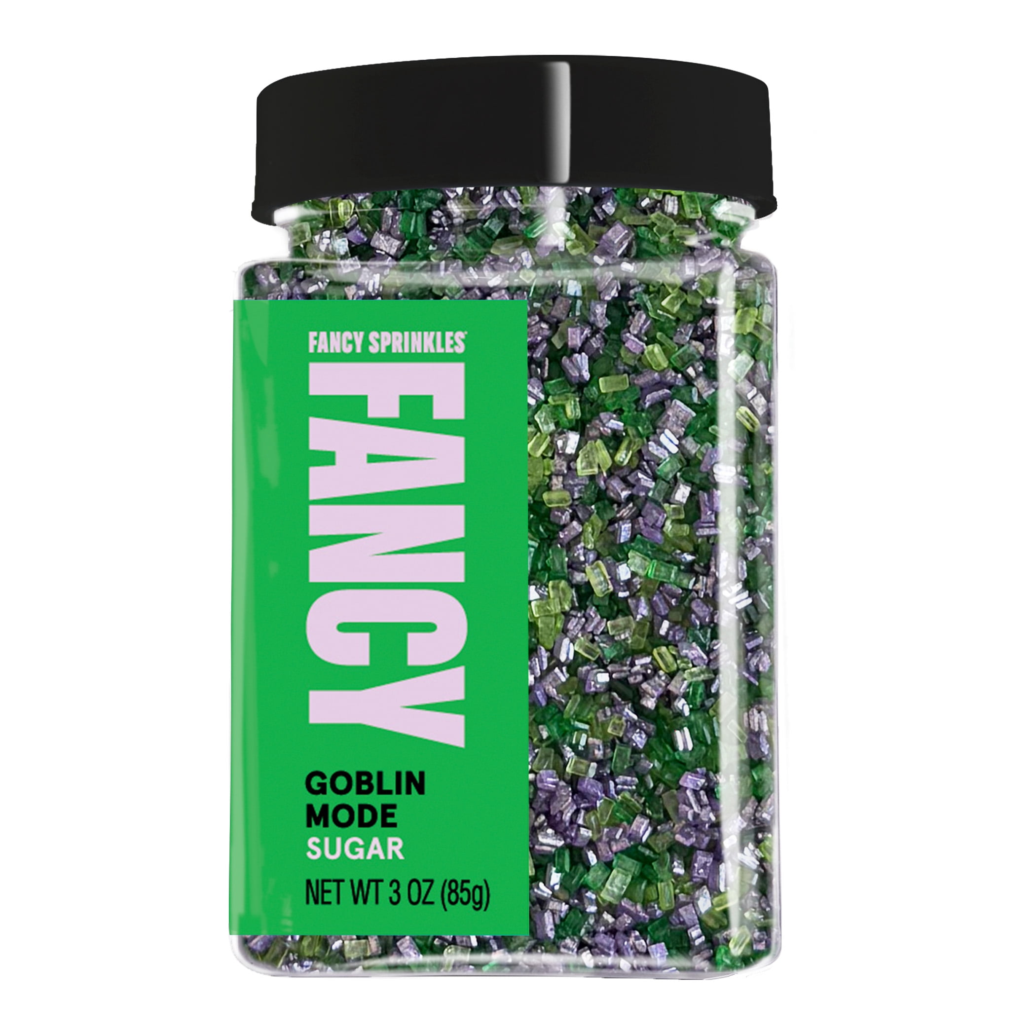 Fancy Sprinkles Goblin Mode Sugar, Halloween Decorating Sugar, Dessert Sprinkles, 3 oz