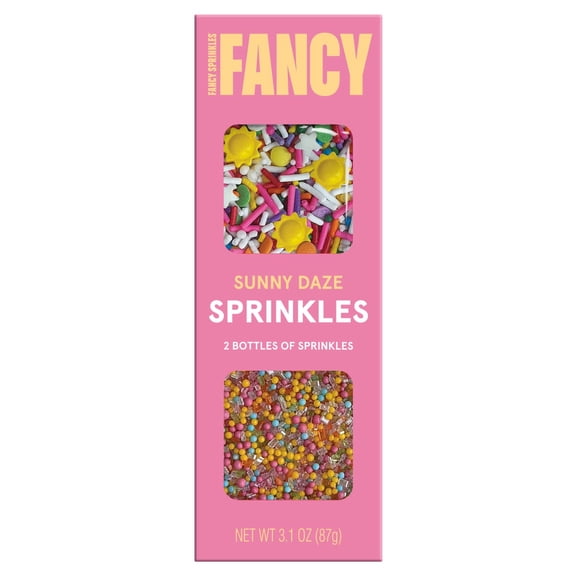 Fancy Sprinkles Sunny Daze Dessert Sprinkles Set, 3.1 oz, 2 Pack