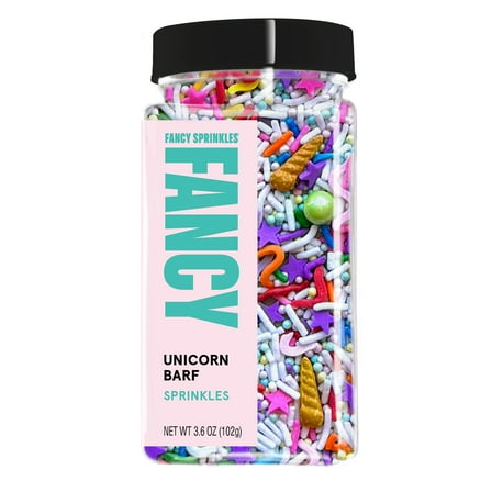 Fancy Sprinkles Unicorn Barf Dessert Sprinkles, 3.6 oz