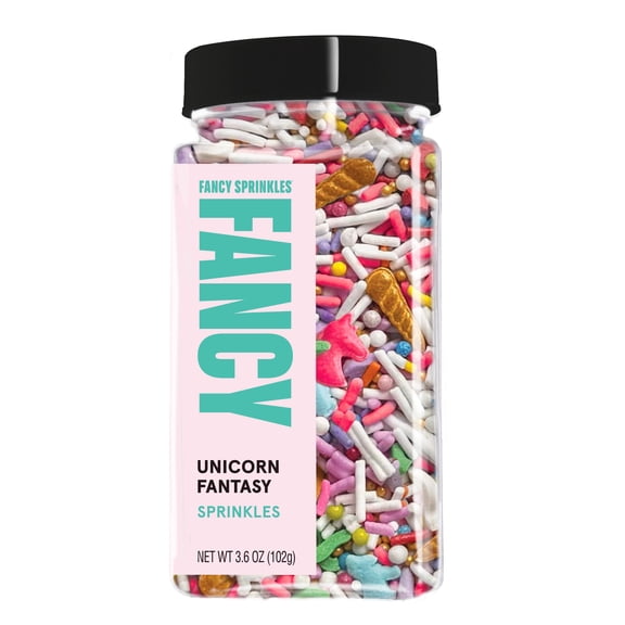 Fancy Sprinkles Unicorn Fantasy Dessert Sprinkles, 3.6 oz
