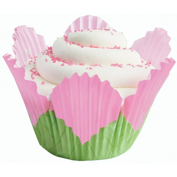 Fancy Standard Baking Cups-petal Pink 24/pkg