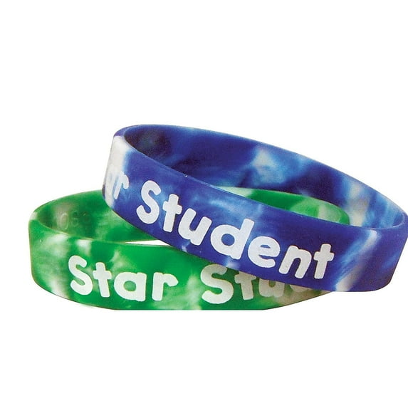 Teacher Created Fancy Star Student Fancy Wristbands, Pack of 10 (TCR 6572)