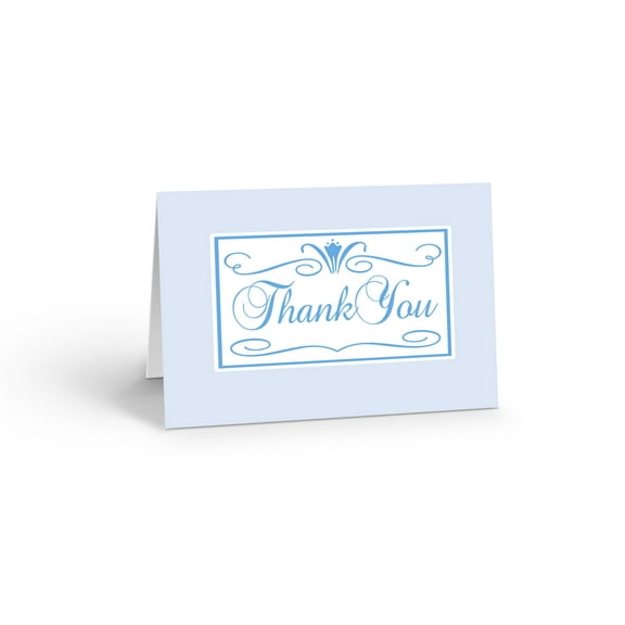 Fancy Thank You Note Card - 10 Boxed Note Cards & Envelopes - 14379