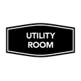 thumbnail image 1 of Fancy Utility Room Sign (Black) - Medium, 1 of 4