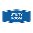 thumbnail image 1 of Fancy Utility Room Sign (Blue) - Large, 1 of 4