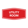 thumbnail image 1 of Fancy Utility Room Sign (Red) - Medium, 1 of 4