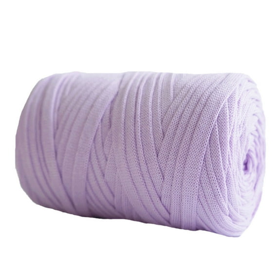 Fancy Yarns DIY bag handbag carpet cushion Cotton Cloth T-Shirt Yarn Soild Color Knitting Crochet Yarn Pet Cave Basket Crochet Bag Fabric Yarn 250g 8.1oz