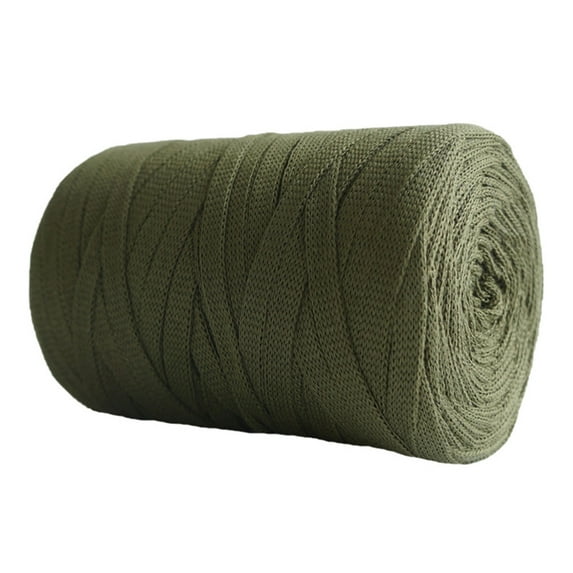 Fancy Yarns DIY bag handbag carpet cushion Cotton Cloth T-Shirt Yarn Soild Color Knitting Crochet Yarn Pet Cave Basket Crochet Bag Fabric Yarn 250g 8.1oz