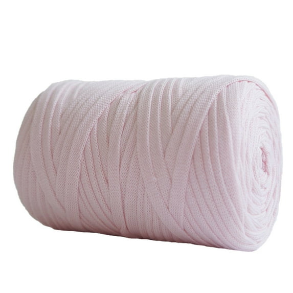 Fancy Yarns DIY bag handbag carpet cushion Cotton Cloth T-Shirt Yarn Soild Color Knitting Crochet Yarn Pet Cave Basket Crochet Bag Fabric Yarn 250g 8.1oz