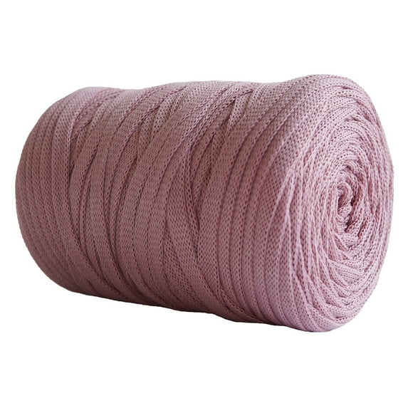 Fancy Yarns DIY bag handbag carpet cushion Cotton Cloth T-Shirt Yarn Soild Color Knitting Crochet Yarn Pet Cave Basket Crochet Bag Fabric Yarn 250g 8.1oz