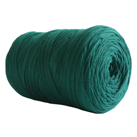 Fancy Yarns DIY bag handbag carpet cushion Cotton Cloth T-Shirt Yarn Soild Color Knitting Crochet Yarn Pet Cave Basket Crochet Bag Fabric Yarn 250g 8.1oz