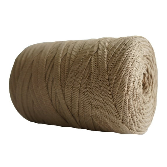 Fancy Yarns DIY bag handbag carpet cushion Cotton Cloth T-Shirt Yarn Soild Color Knitting Crochet Yarn Pet Cave Basket Crochet Bag Fabric Yarn 250g 8.1oz