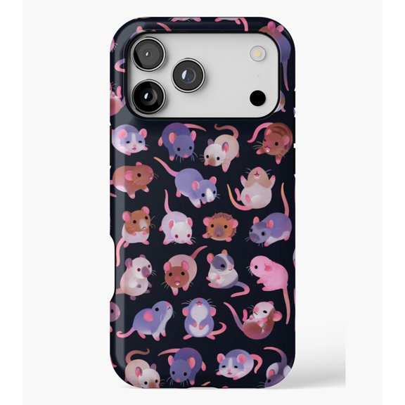 Fancy rat - dark M990, Case for iPhone 17/16/15/14/13/12/11 Pro Max – Stylish Unisex Protective Cover