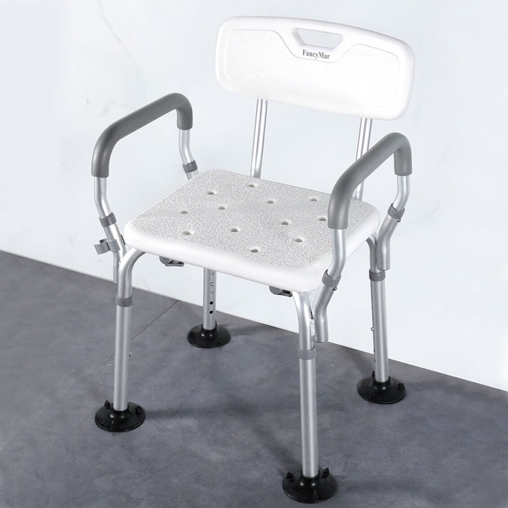 FancyMar Portable bath seat, Shower Chair Bath Seat with Padded Arms ...