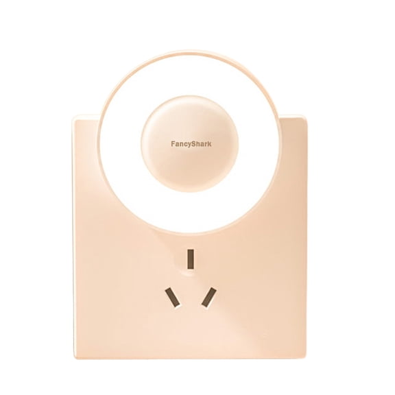 FancyShark Electric night lights, White Night Lights Plug into Wall, 2 Packs Dimmable Night Light with Dust to Dawn Sensor