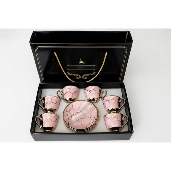 FancyWare (12 piece) Ceramic Coffee Or Tea Gift Set