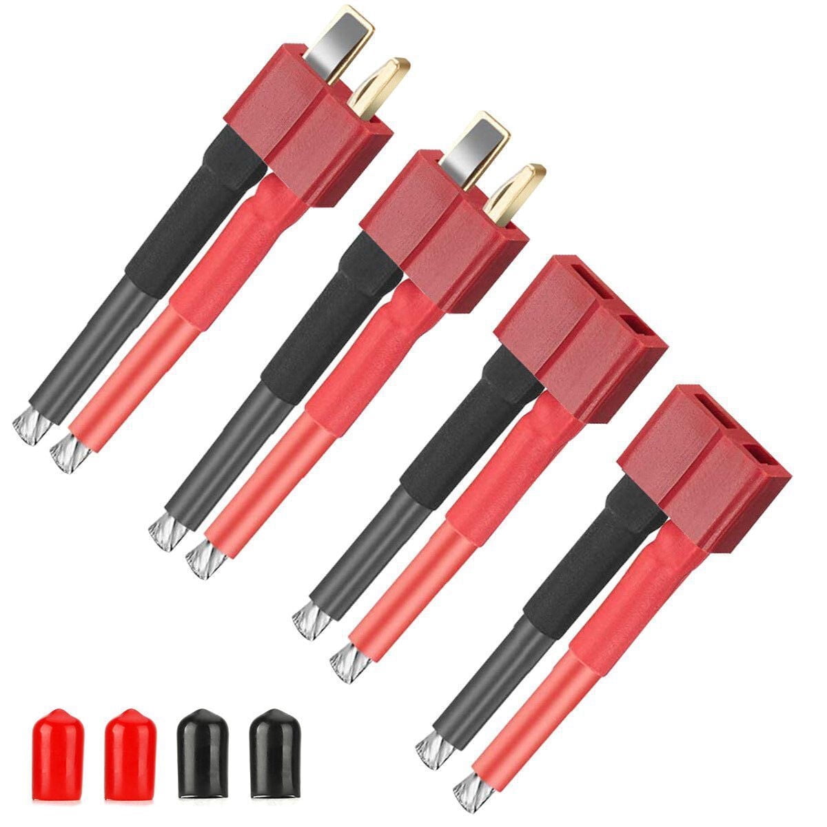 Deans T-Stecker Auf XT90 Adapter – 3 Paare, Kabellos, Für RC-Akkus & Ladegeräte