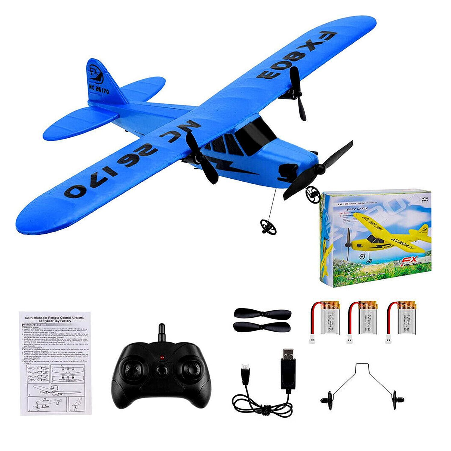 Happy Date QT RC Airplane,RC Plane, 2.4Ghz Remote Control Airplane