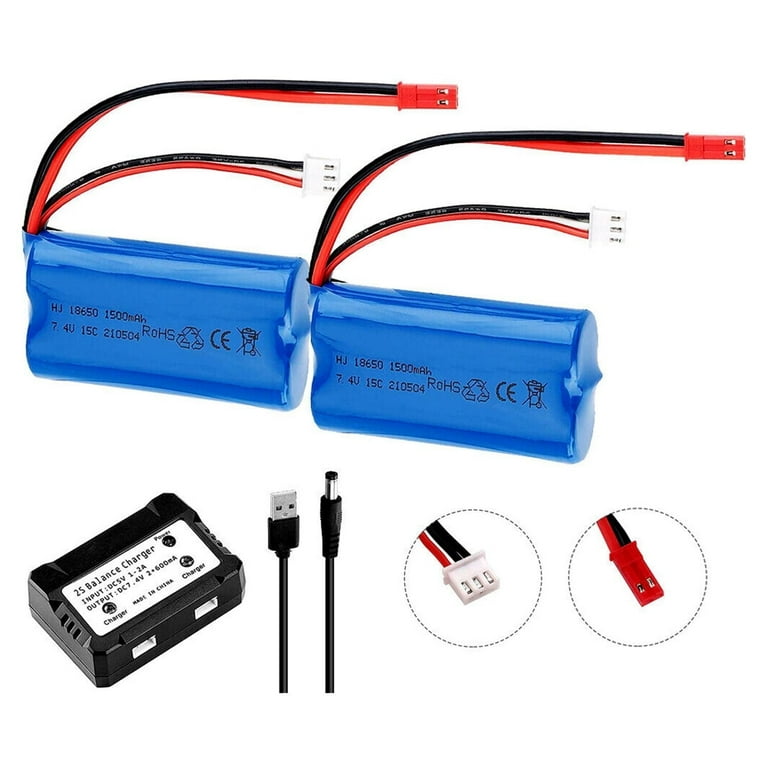 Charger Rechargeable Rc Batteries FancyWhoop Li-ion Battery