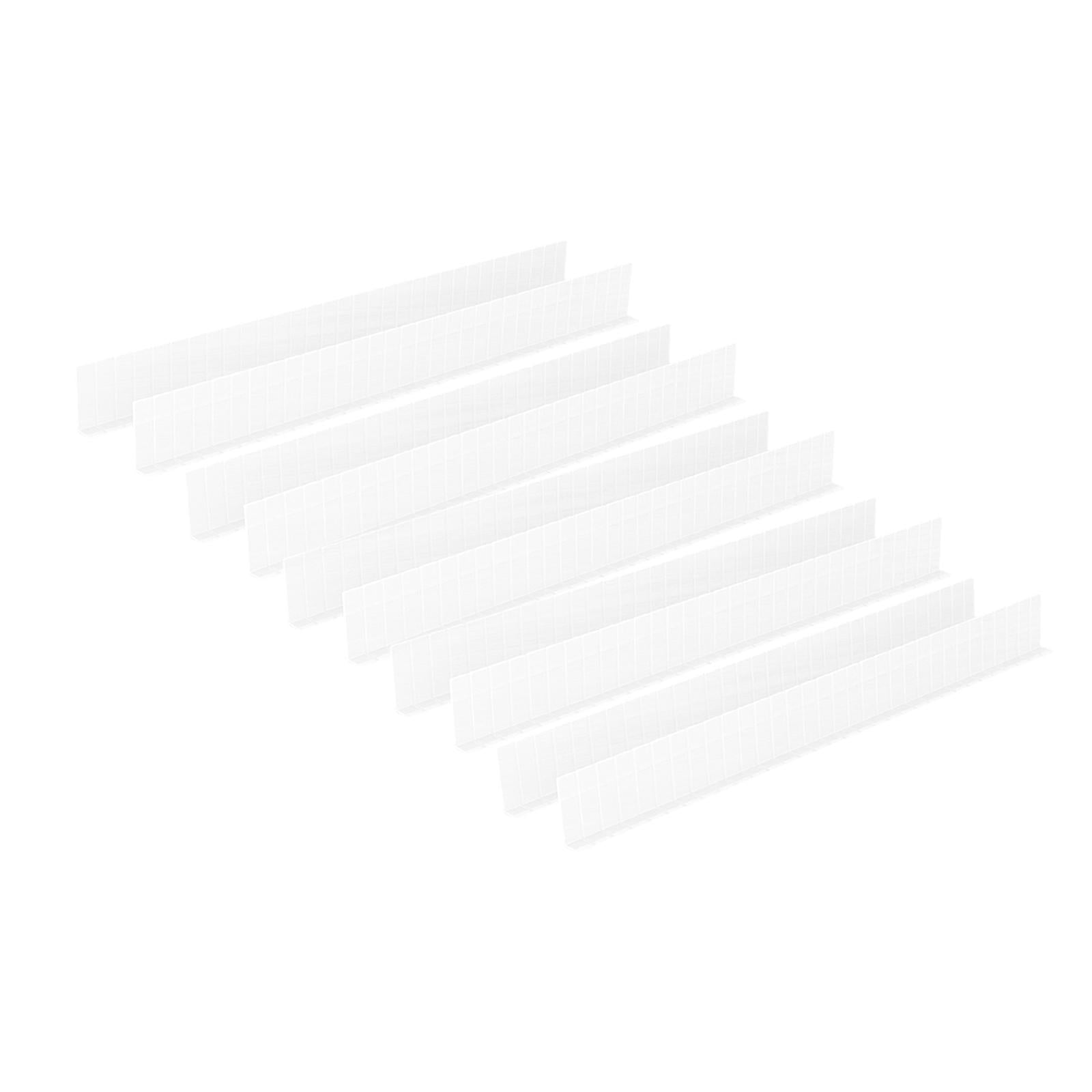 Fancyes 10 Pieces Adjustable Drawer Dividers Baffles Replace Utility