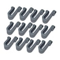 thumbnail image 1 of Fancyes 12Pcs Oven Silicone Clips Silicone Clamp Flexible Food Grade Professional Silicone Non Slip Cookware Protector Pan Protectors grey, 1 of 8