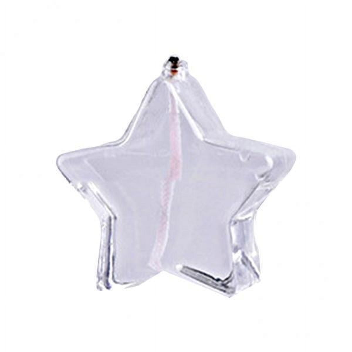 Fancyes 2xHandblown Glass Oil Lamp Home Decoration Gift Five-pointed star