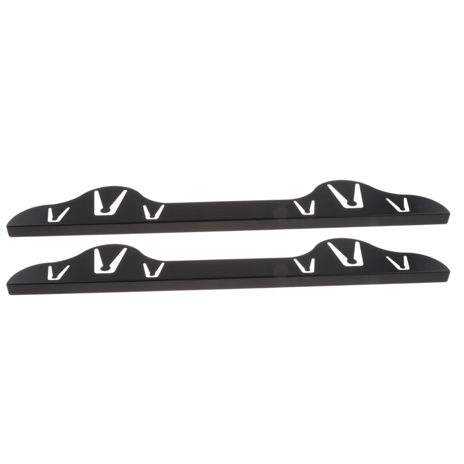 Fancyes 4 Pieces Stainless Steel Stovetop Counter Covers Side Filler Easy to Cover for Stovetop Black