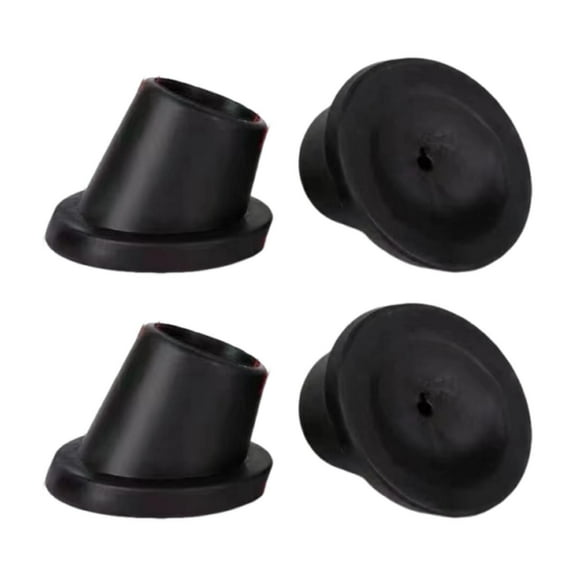 Fancyes 4Pcs Replacement Feet Accessories for Commode Chair Universal Chair Leg Cap 28mm