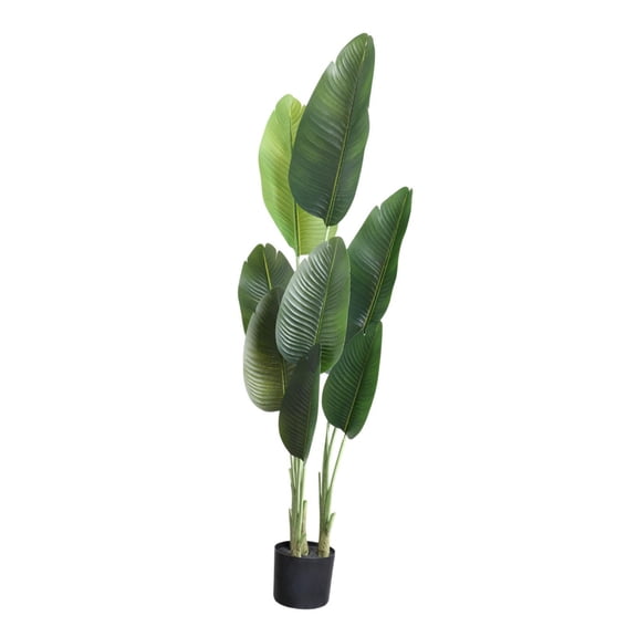 Fancyes Artificial Plant Artificial Tree Modern Housewarming Gift Decor Fake Tree Faux Plant for Living Room Home Indoor Office House 150cm