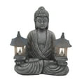 thumbnail image 1 of Fancyes Buddha Statue Religious Sculpture Collection Artwork Harz Figure Figure Handicrafts for Courtyard Women Mom Terrace Lighthouse, 1 of 8