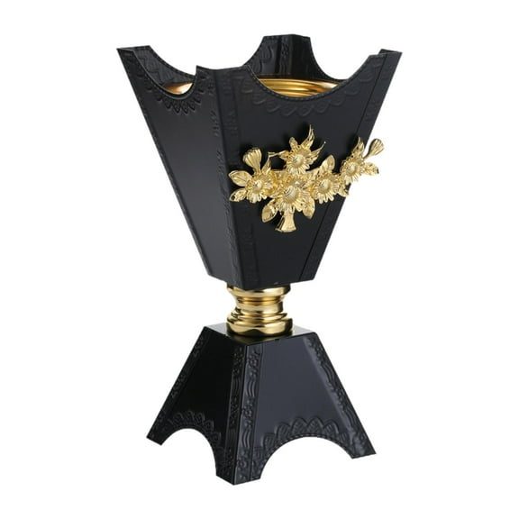Fancyes Burner Holder Sturdy Home Office Home Decor Decorative Tabletop Burner Censer black