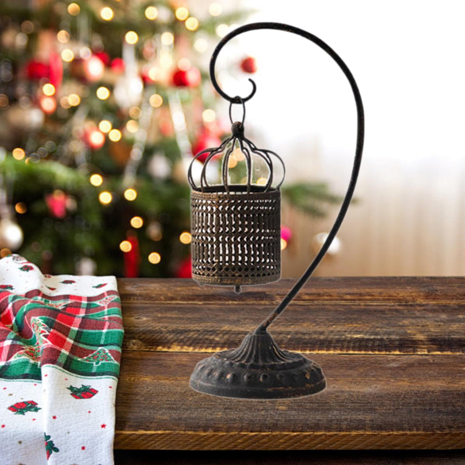 Fancyes Candle Holder Candlestick Holder Iron Desktop Decor Retro ...