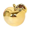 thumbnail image 1 of Fancyes Ceramic Figurine Fruit Sculpture for Desktop Decoration in Offices And Cafes , Golden, S S, 1 of 8