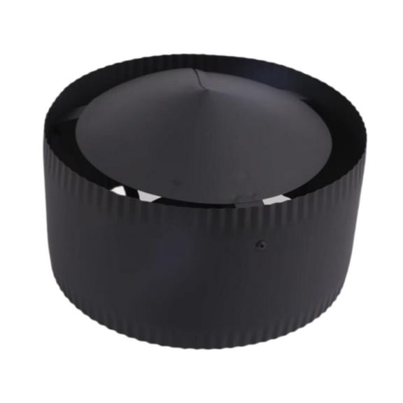 Fancyes Chimney Cap Exhaust Windproof Pipe Cap Outside Lightweight Rain Cover Protector Easy Install Fireplace Chimney Cover 125 mm
