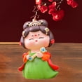 thumbnail image 1 of Fancyes Chinese Tang Girl Figurine Doll Handicraft 3x2.8x4.4inch Collectible Resin Sculpture for Livingroom, Bedroom Multifunctional With, 1 of 8