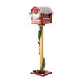 thumbnail image 1 of Fancyes Christmas Decoration Mailbox Standing Letter Box Decorative Letterbox Ornament for Home Cafe Indoor Outdoor Living Room Party Red, 1 of 8