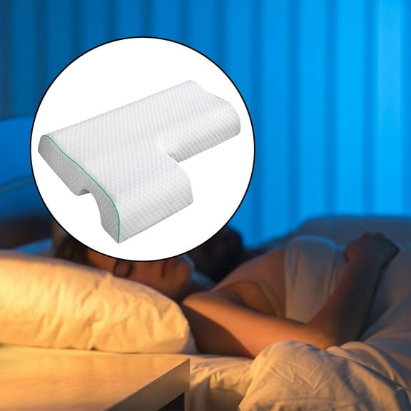 Fancyes Couples Merging Pillow Arched Arm Pillow for Anniversary Valentines Day Edged Right