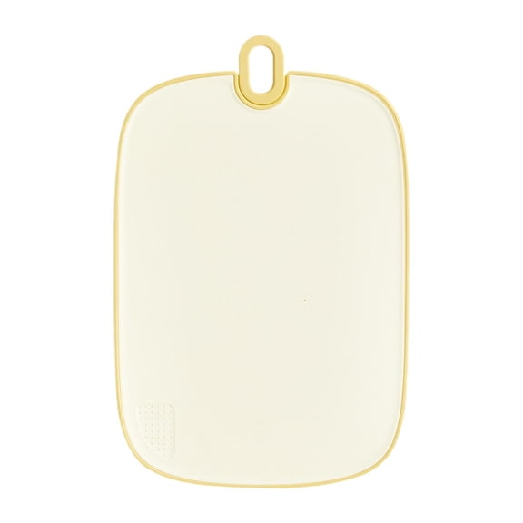 Fancyes Cutting Board Meat Thawing Plate Portable Handle Kitchen Baby Food Double Sided Bread Cutting Mat Chopping Board Pastry Board Yellow
