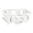 thumbnail image 1 of Fancyes Dish Drying Rack with Drain Tray Dinnerware Organizer Sink Dish Drainer Dish Rack and Drainaboard for Cafe Kitchen Countertop white, 1 of 8