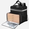 thumbnail image 1 of Fancyes Food Delivery Backpack Shoulders Bag 48L Wear Resistant Expandable Large Capacity Grocery Shopping Backpack for Delivery Bike, 1 of 8