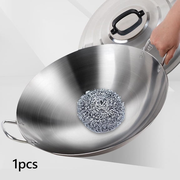 Fancyes Grilling Wok Chinese Wok, Utensils Wok Hot Pot, Multipurpose Stewpot Round Bottom Wok Traditional Frying Pan for Cooking Home 45cm