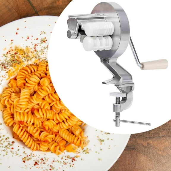 Fancyes Hand Cranking Noodles Pressing Manual Pasta Maker Homemade Authentic Pasta Italian Cooking Manual Macaroni Maker for Macaroni