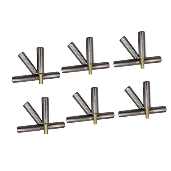 Fancyes Hinge Carbon Steel Welding, Versatile Replacement Professional Easy to Use, High Performance Heavy Duty Weldable Barrel Hinge 1.2cmx8cm