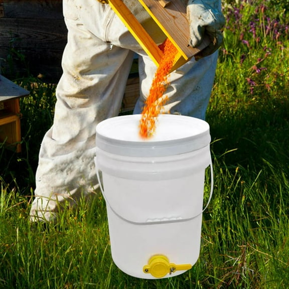 Fancyes Honey Pail Syrup Storage Portable Honey Bottling Bucket for Home Improvement 15L