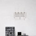 thumbnail image 1 of Fancyes Iron Wall Mount Router Rack Router Organizer Easy to Install Power Strip Holder Router Stand for Cable Box Electronics, 1 of 8