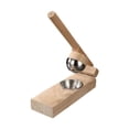 thumbnail image 1 of Fancyes Mochi Skin Maker Qingming Fruit Skin Maker with Handle Qingtuan Rice Mold Dough Pressing Tool for Picnic Household Restaurant rubber wood 8CM, 1 of 8