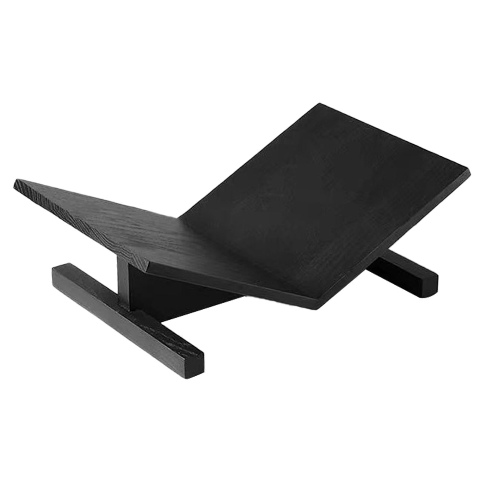 Wooden X-Shaped Book Stand - Large Display Holder For Cookbooks, Bibles, Tablets, Decor For Home & Office